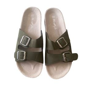 Herstyle Green Sandals Size 10